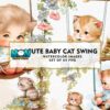 cute-baby-cat-swing-watercolor-clipart