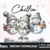 chillin-with-my-snowmies-clipart-png