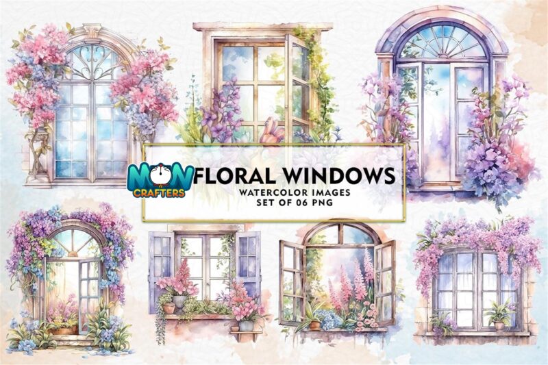 floral-windows-sublimation-clipart
