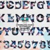 sparkling-stars-butterflies-alphabet