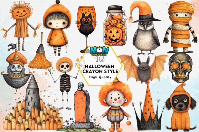 halloween-crayon-sublimation-clipart-png