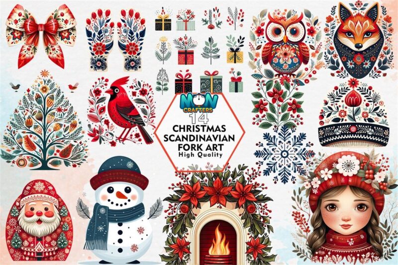 christmas-scandinavian-fork-art-clipart