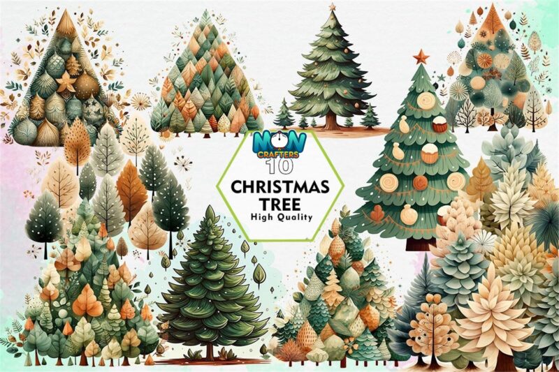 christmas-trees-sublimation-clipart-png