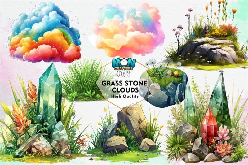 grass-stone-clouds-sublimation-clipart