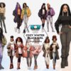 cozy-winter-black-girl-clipart-png