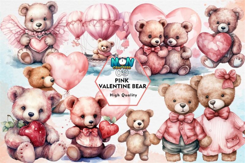 pink-valentine-bear-sublimation-clipart