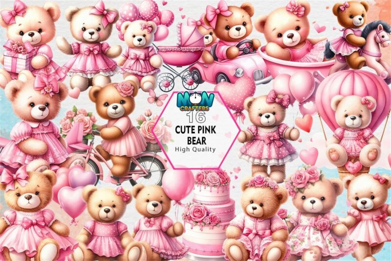 cute-pink-bear-sublimation-clipart-png
