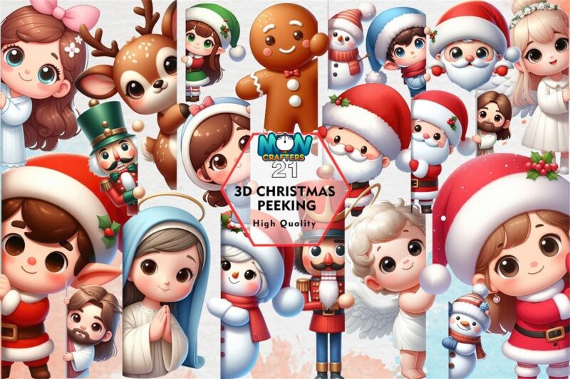 3d-christmas-peeking-sublimation-clipart