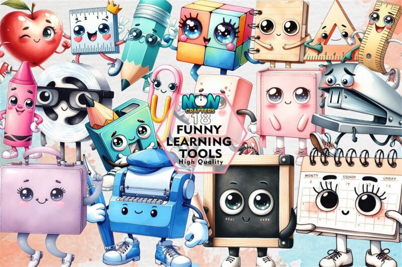 funny-learning-tools-sublimation-clipart