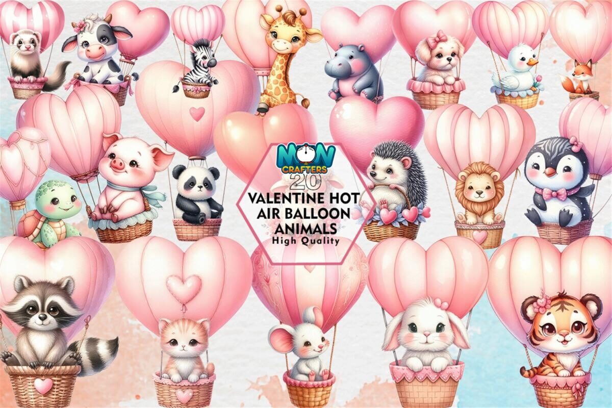 valentine-hot-air-balloon-animals