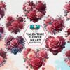 valentine-flower-heart-clipart-png