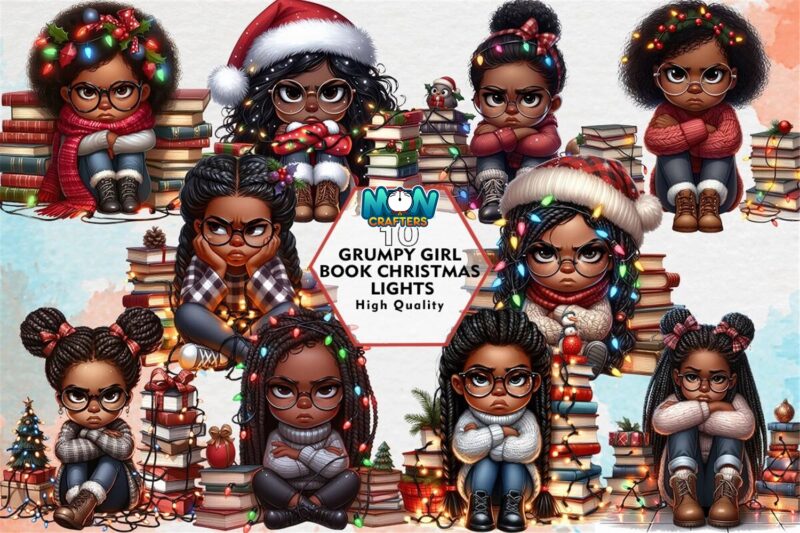 grumpy-girl-book-christmas-lights