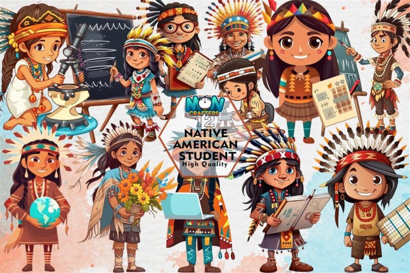 native-american-student-clipart-png