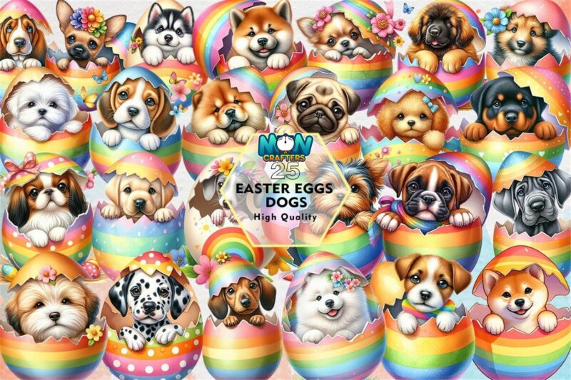easter-eggs-dogs-sublimation-clipart-png