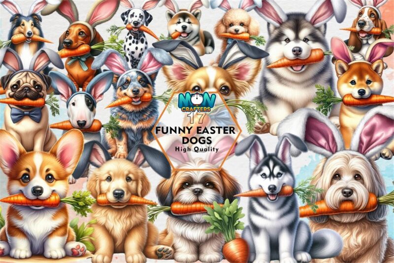 funny-easter-dogs-sublimation-clipart