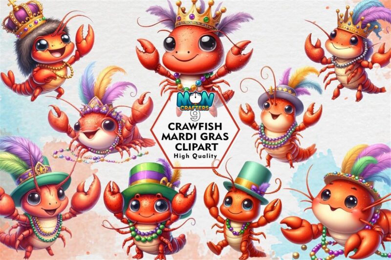 crawfish-mardi-gras-clipart-png-graphics