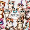 funny-and-crazy-cats-sublimation-clipart