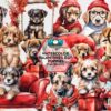 watercolor-valentines-day-puppies
