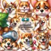 adorable-stupid-corgi-clipart-png