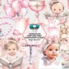 watercolor-baby-girl-first-communion
