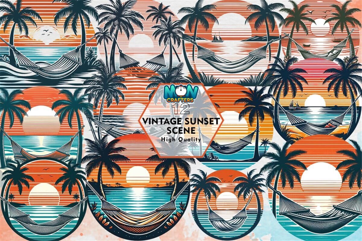 vintage-sunset-scene-clipart-png