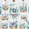 ocean-animals-in-bottles-clipart-png