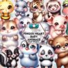 finger-heart-baby-animals-sublimation