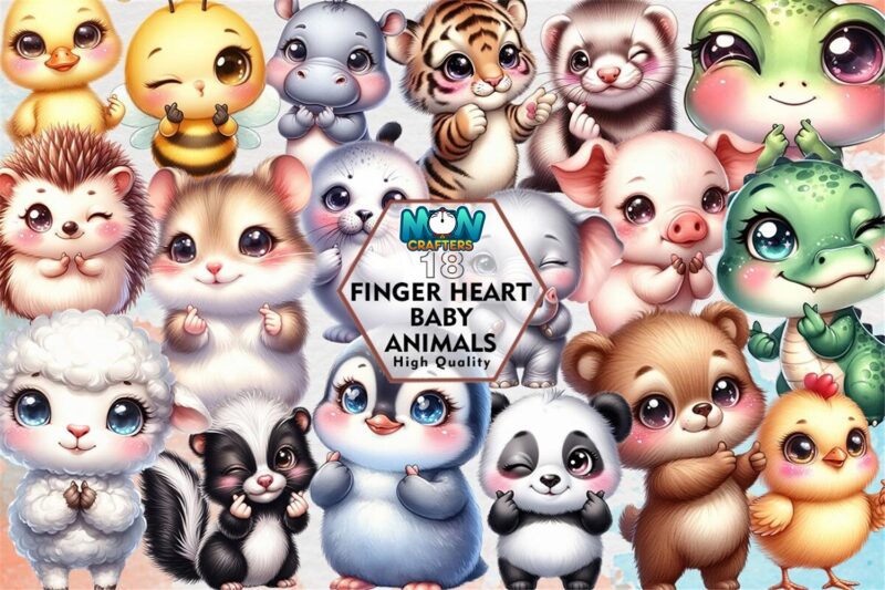 finger-heart-baby-animals-sublimation