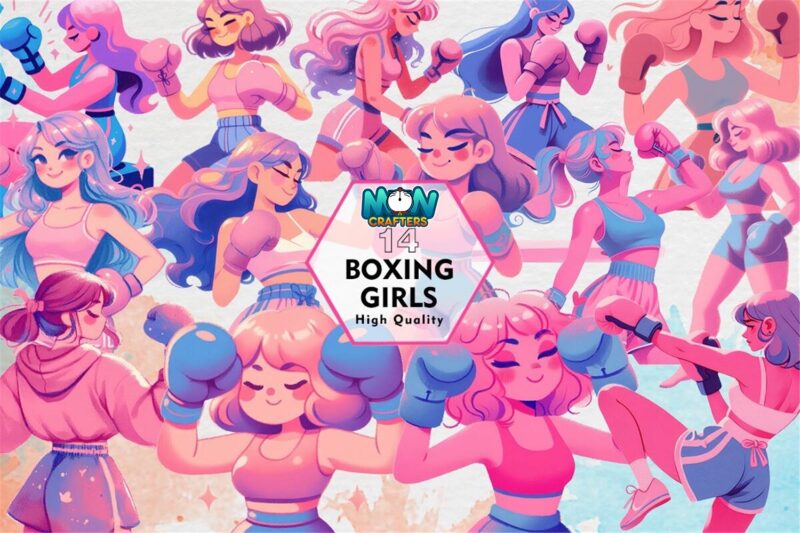 boxing-girls-clipart-png-graphics