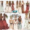 back-view-girl-friend-clipart-png