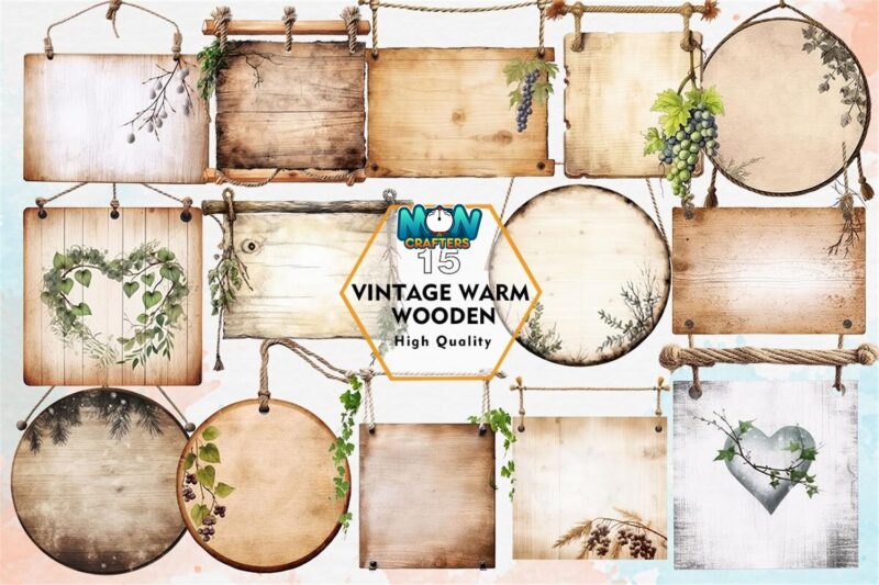 vintage-warm-wooden-sublimation-clipart