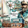 turquoise-vintage-sailor-clipart-png