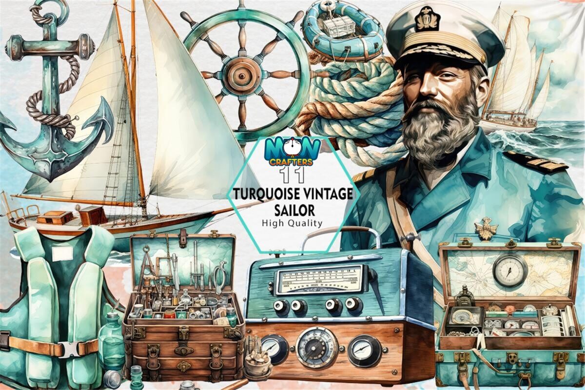 turquoise-vintage-sailor-clipart-png