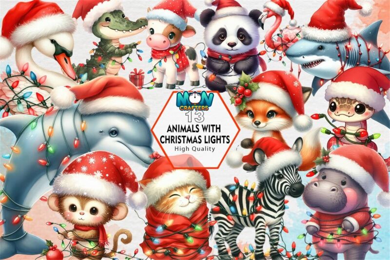 animals-with-christmas-lights-clipart