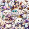funny-polar-bear-mardi-gras-clipart-png
