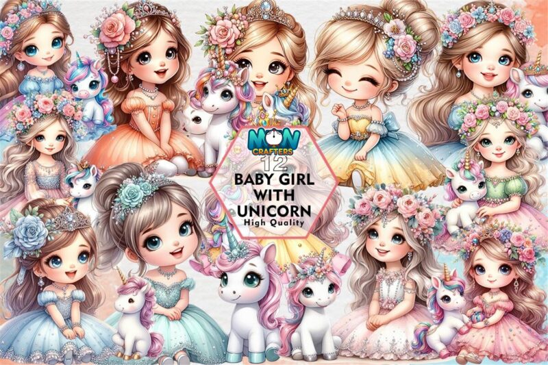 baby-girl-with-unicorn-clipart-png
