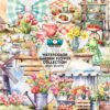 watercolor-garden-flower-collection