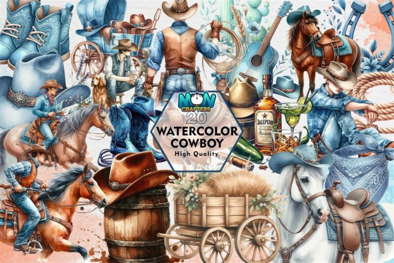 watercolor-cowboy-clipart-png-graphics