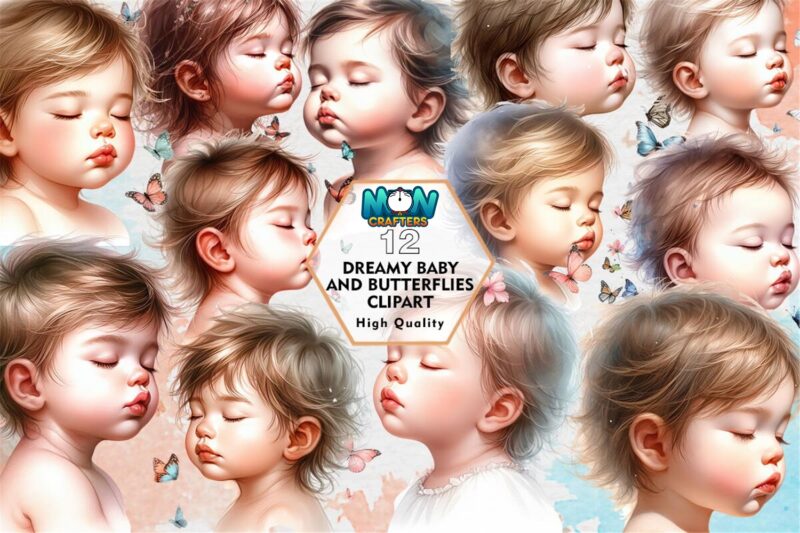 dreamy-baby-and-butterflies-clipart