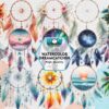 watercolor-dreamcatcher-clipart-png