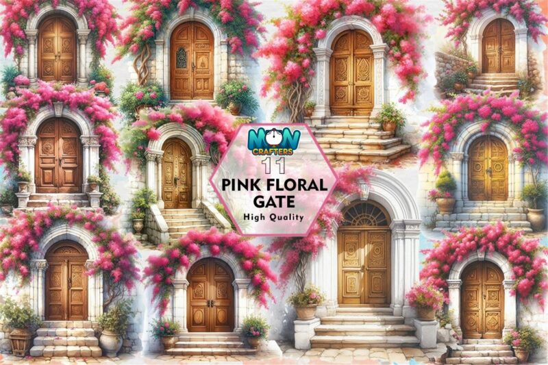 pink-floral-gate-clipart-png-graphics