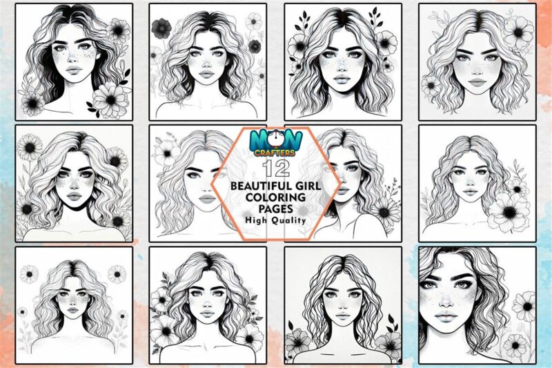 beautiful-girl-coloring-pages-clipart