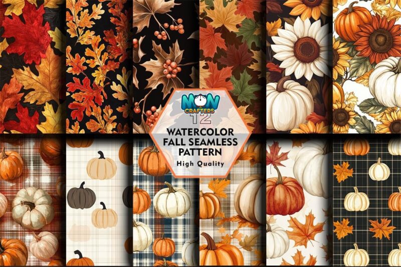 watercolor-fall-seamless-pattern