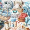 vintage-sewing-sublimation-clipart-png