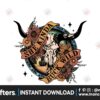 she-kinda-buck-wild-western-sublimations-cow-skull-design-png-western-design-download-western-hippie-design
