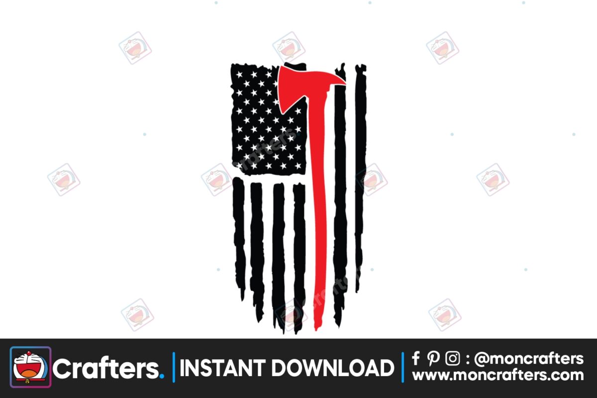 red-line-flag-svg-firefighter-flag-svg