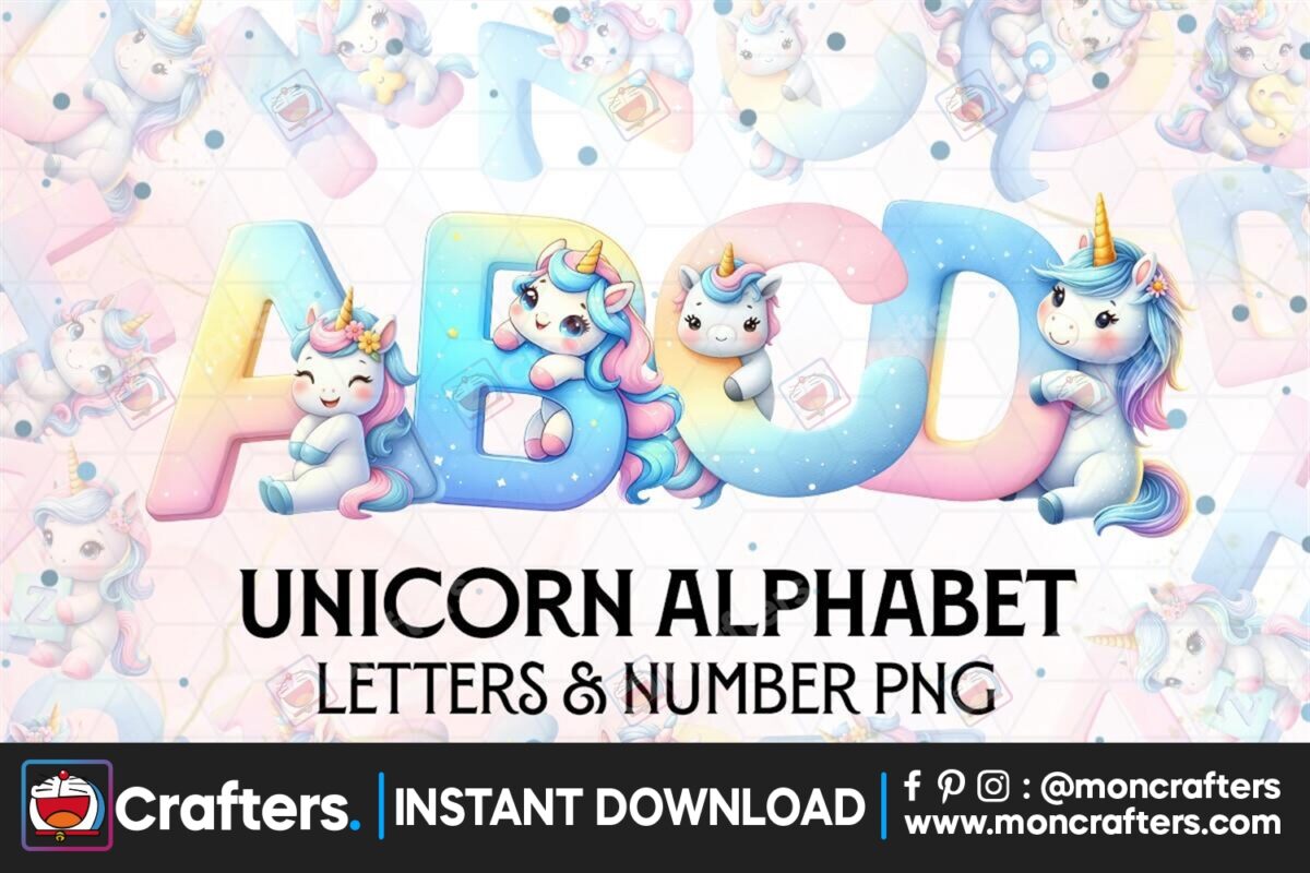 pastel-unicorn-alphabet-clipart-png