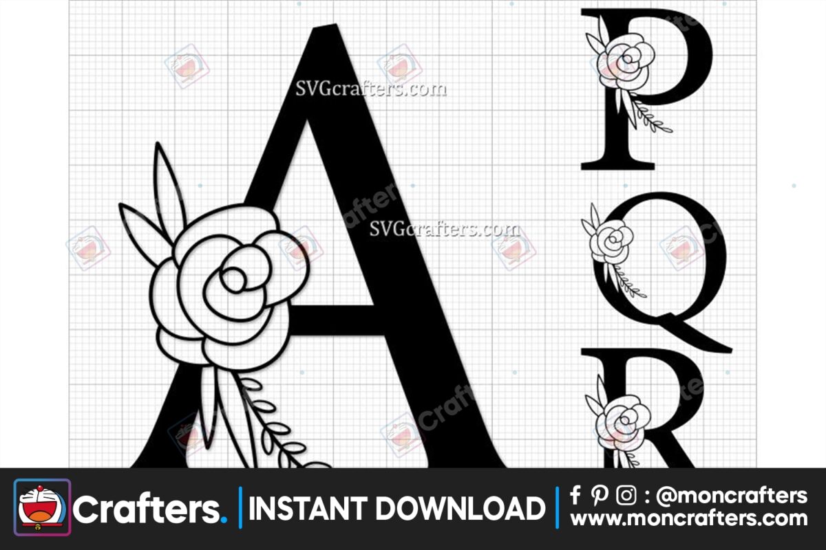 rose-floral-alphabet-svgfloral-font-svg