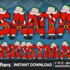 santa-christmas-font