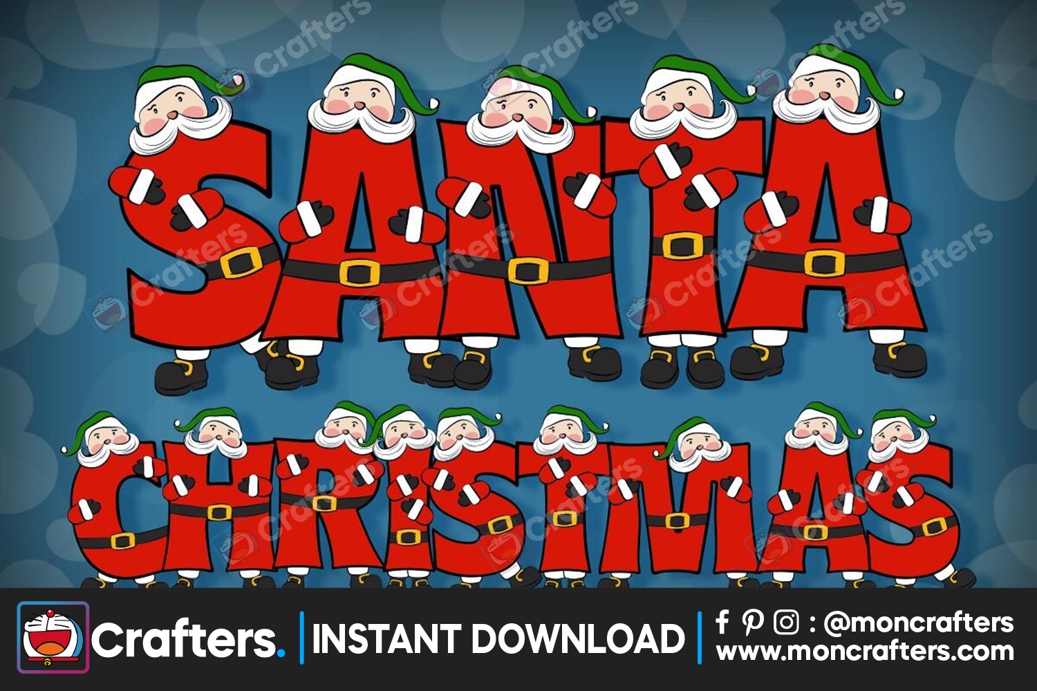 santa-christmas-font